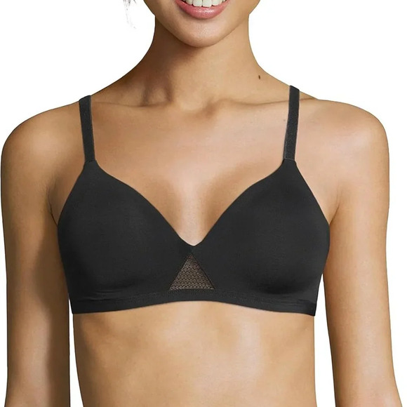 Hanes Oh So Light Women's Wireless T-Shirt Bra, Comfort Flex Fit‎ XL - Picture 1 of 7